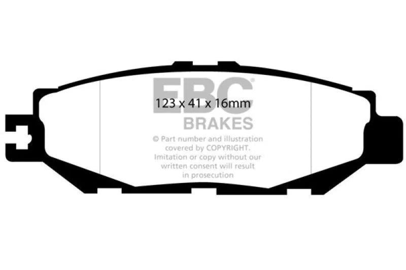 EBC - Rear Redstuff Pad PN DP31008C