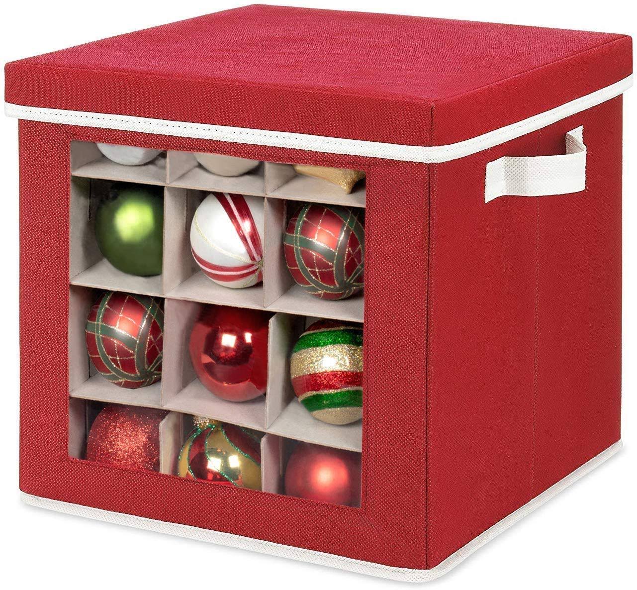 Whitmor Holiday Ornaments Storage Cube with 64 Individual Compartments - Product image 1