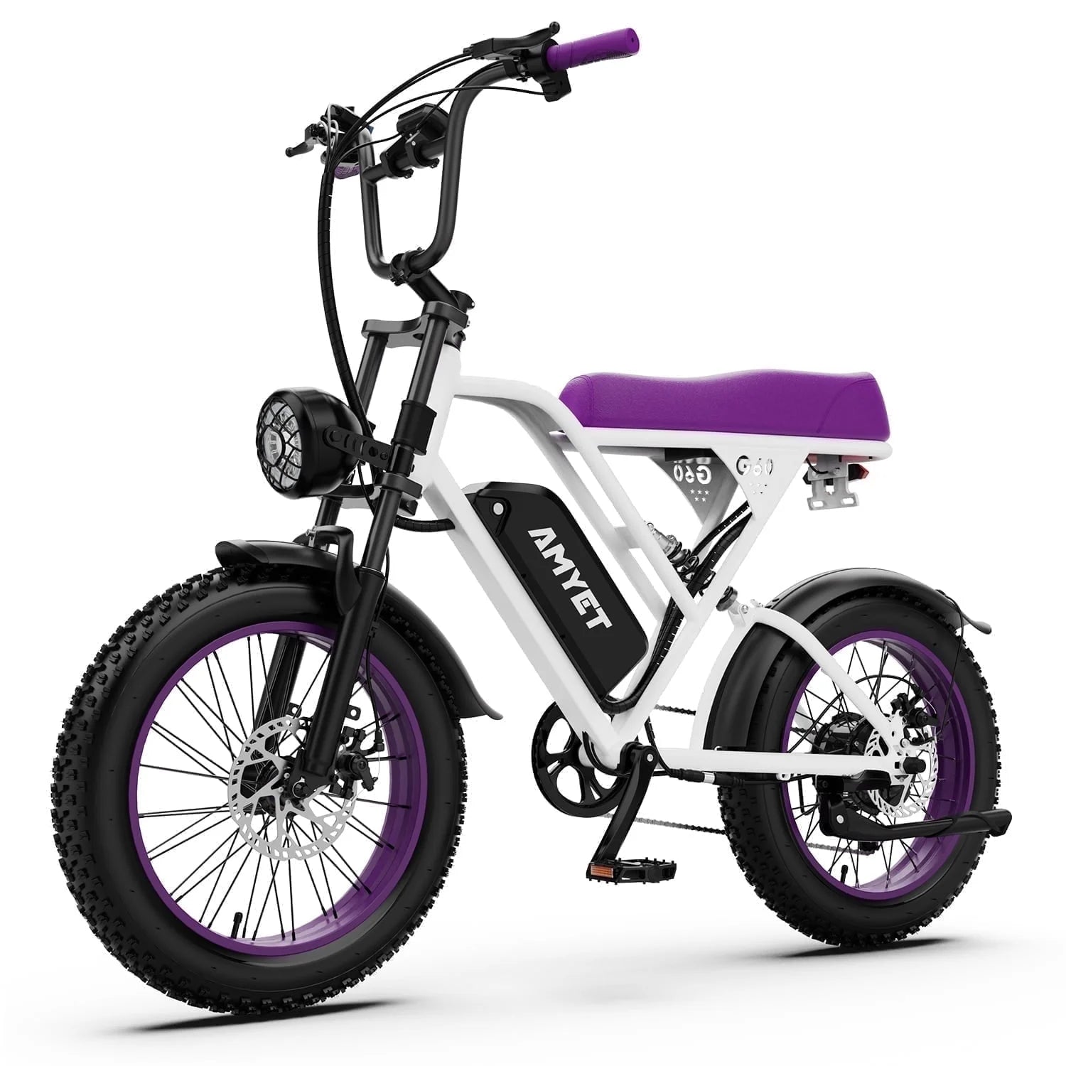 AMYET G60 Peak 1500W Electric Bike, 20" Fat Tire E - Mountain Bikes - Product image 14