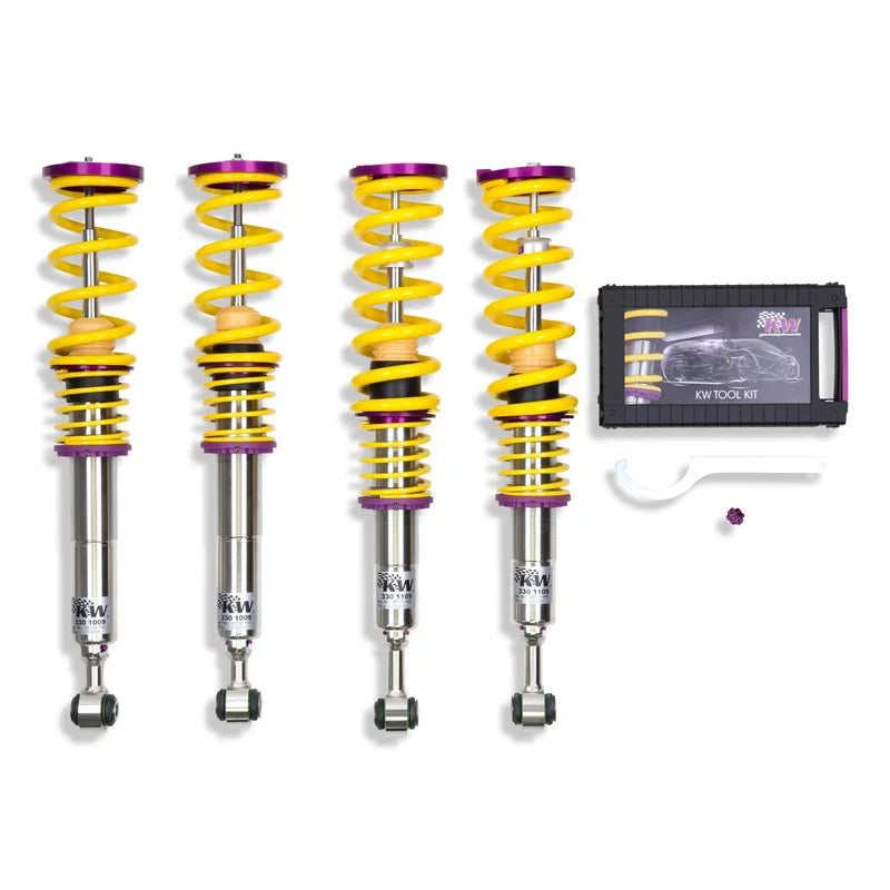KW Suspensions 35233009 KW V3 Coilover Kit - Aston Martin V8 Vantage (VH2) 10mm piston rods