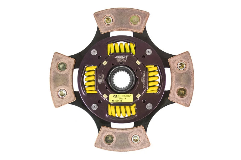 ACT 4200103 - 1986 Toyota Corolla 4 Pad Sprung Race Disc
