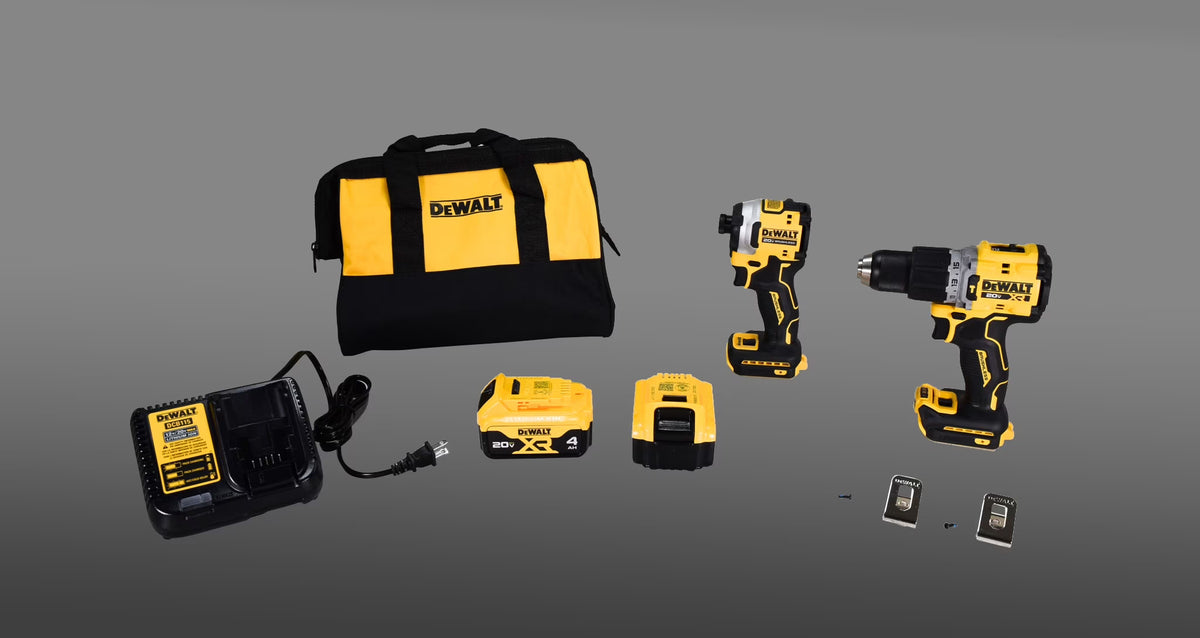 DEWALT 20V MAX XR Hammer Drill and ATOMIC Impact Driver 2 Tool Cordless Combo Kit with (2) 4.0ah Batteries - Product image 1
