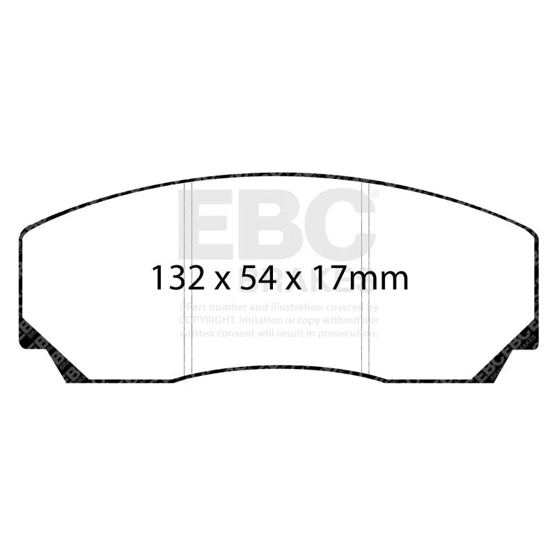 EBC - Front Yellowstuff Pad PN DP4002R