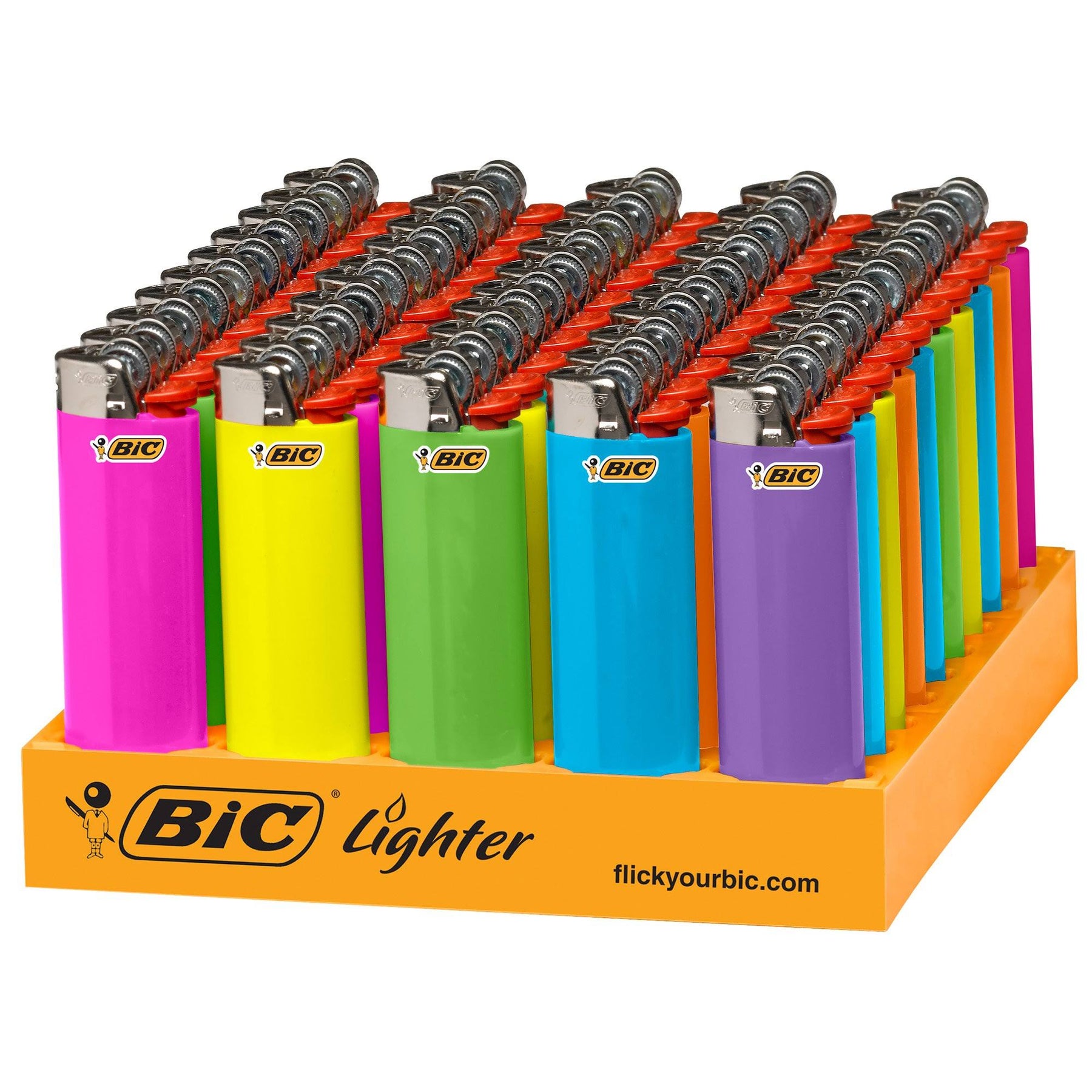 Bic Classic Pocket Lighter. Assorted Fashion Colors. 50-Count Tray - Product image 1