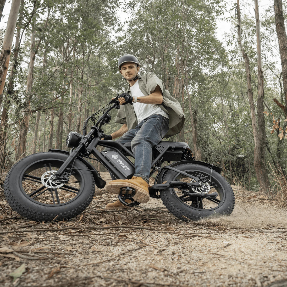AMYET G60 Peak 1500W Electric Bike, 20" Fat Tire E - Mountain Bikes - Product image 12