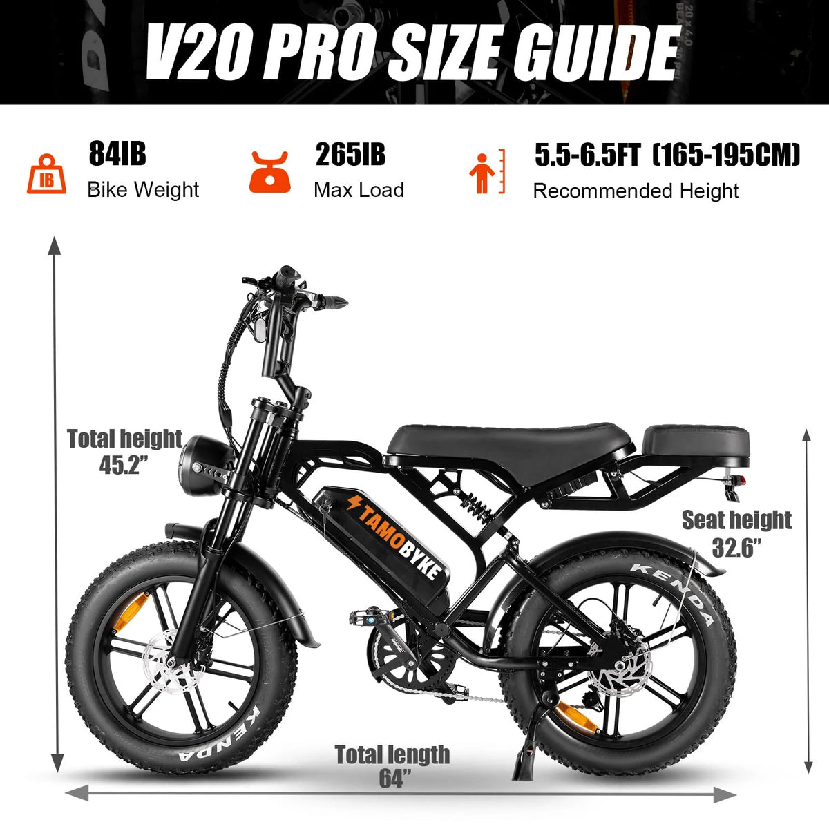 Tamobyke Electric Bike for Adults, Peak 1500W 28mph Mountain Ebike - Product image 15