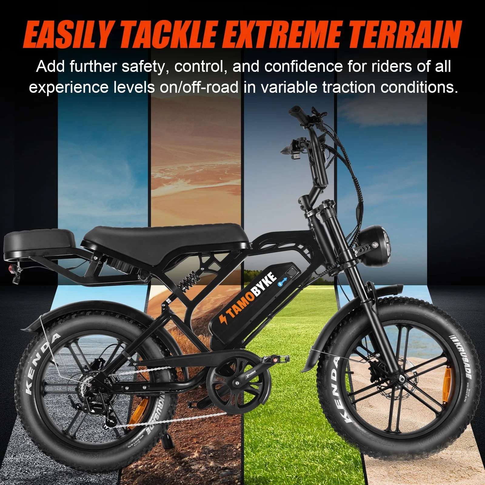 Tamobyke Electric Bike for Adults, Peak 1500W 28mph Mountain Ebike - Product image 17