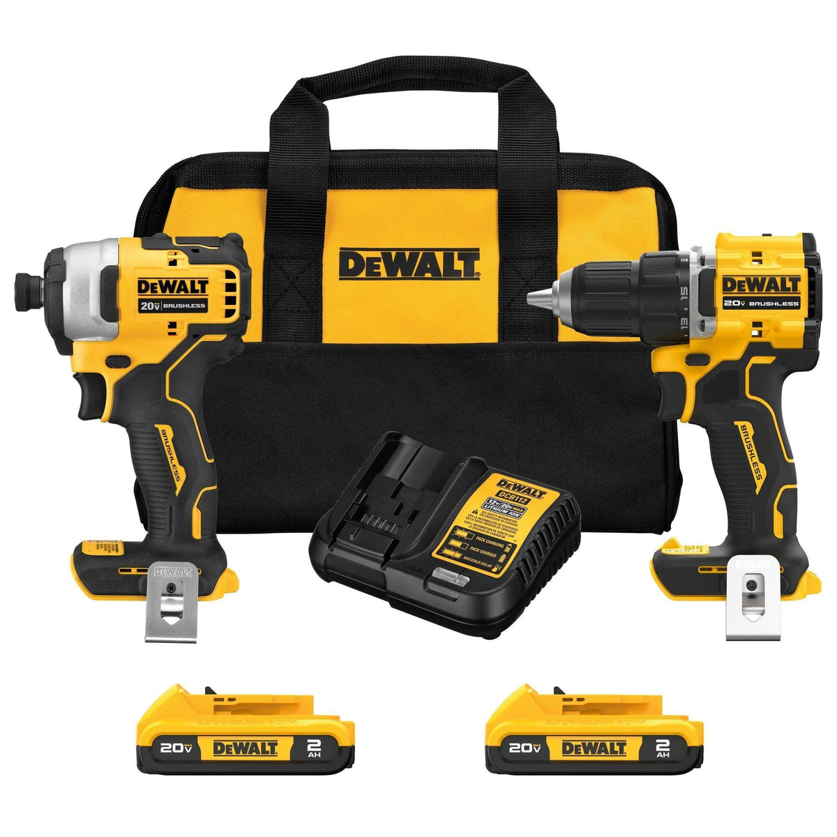 DeWalt DCK225D2 Atomic 20V Max Brushless 2 Tool Combo Kit - Product image 1