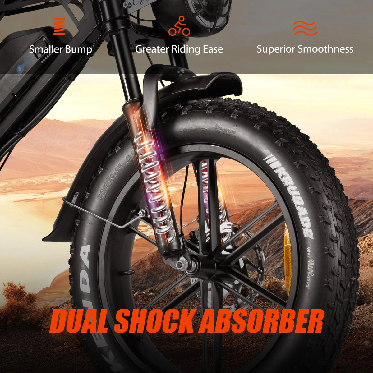 Tamobyke Electric Bike for Adults, Peak 1500W 28mph Mountain Ebike - Product image 14