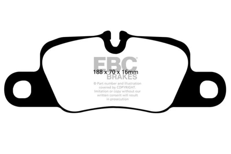 EBC - Rear Redstuff Pad PN DP31858C