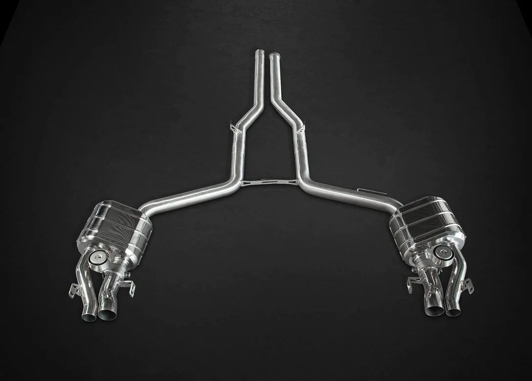 Mercedes E63 AMG T Wagon (S212) 4matic S & 2WD - Valved Exhaust System (Incl. Remote)