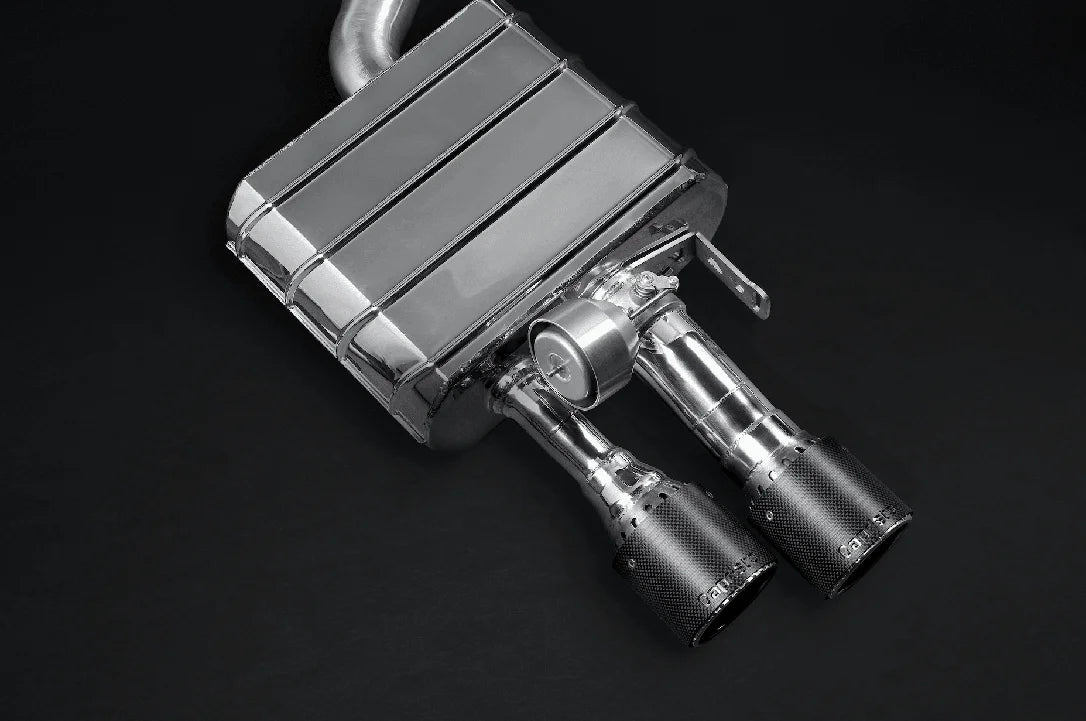 Audi S8 (D4) Valved Exhaust System, Mid Pipes with CES-3