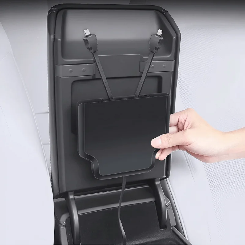Armrest Box Hidden Expansion Dock for Model Y Juniper & Model 3 Highland