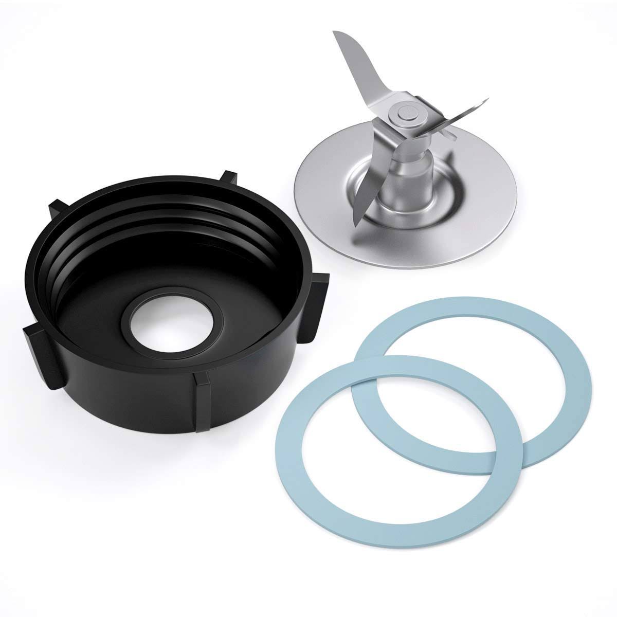 Oster Blender Replacement Parts Blender Blade with Jar Base Cap and 2 Rubber O Ring Seal Gasket Accessory - Product image 1