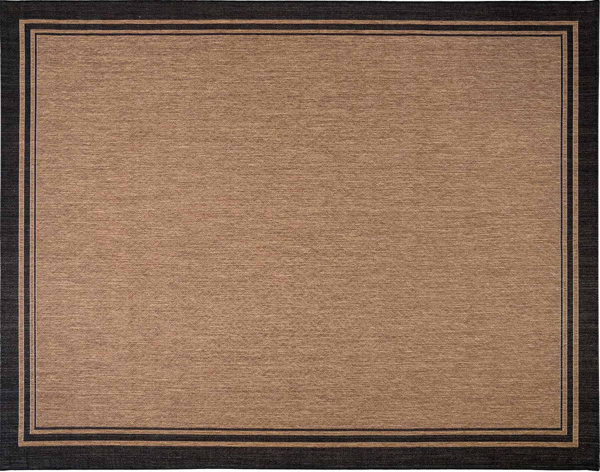 Gertmenian 21358 Nautical Tropical Carpet Outdoor Patio Rug, 5x7 Standard, Border Black - Product image 1