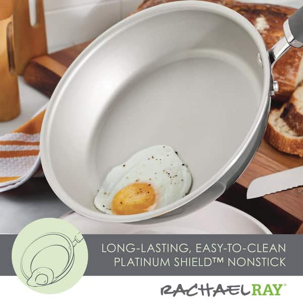 Create Delicious 13-Piece Aluminum Nonstick Cookware Set in Gray Shimmer - Product image 5