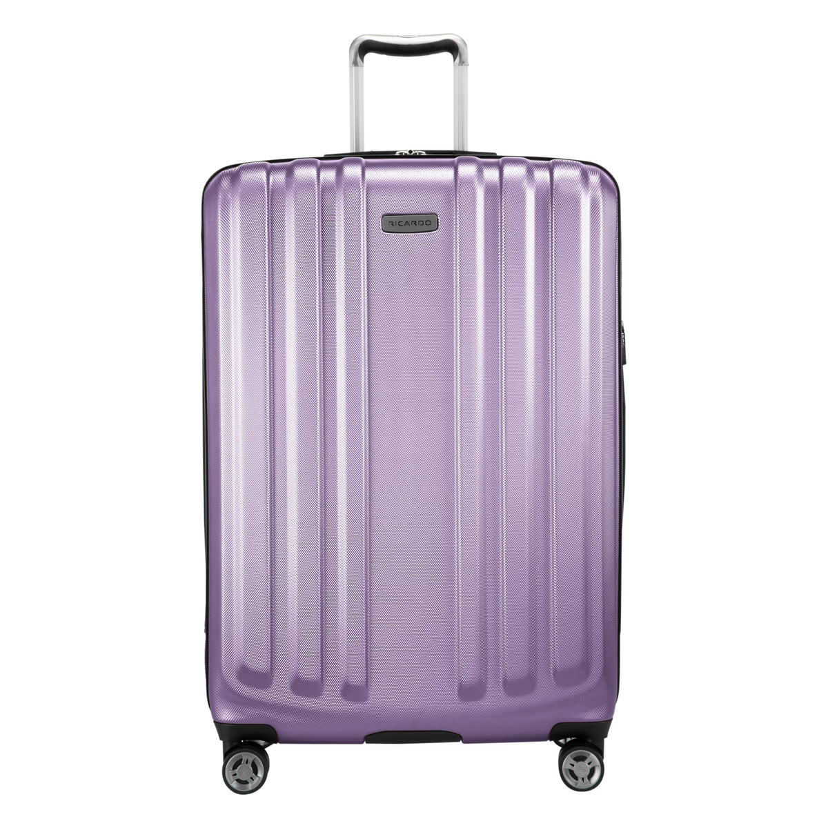 Ricardo Beverly Hills Kentfield Hardside 28" Expandable Checked Spinner Luggage, Silver Lilac - Product image 1