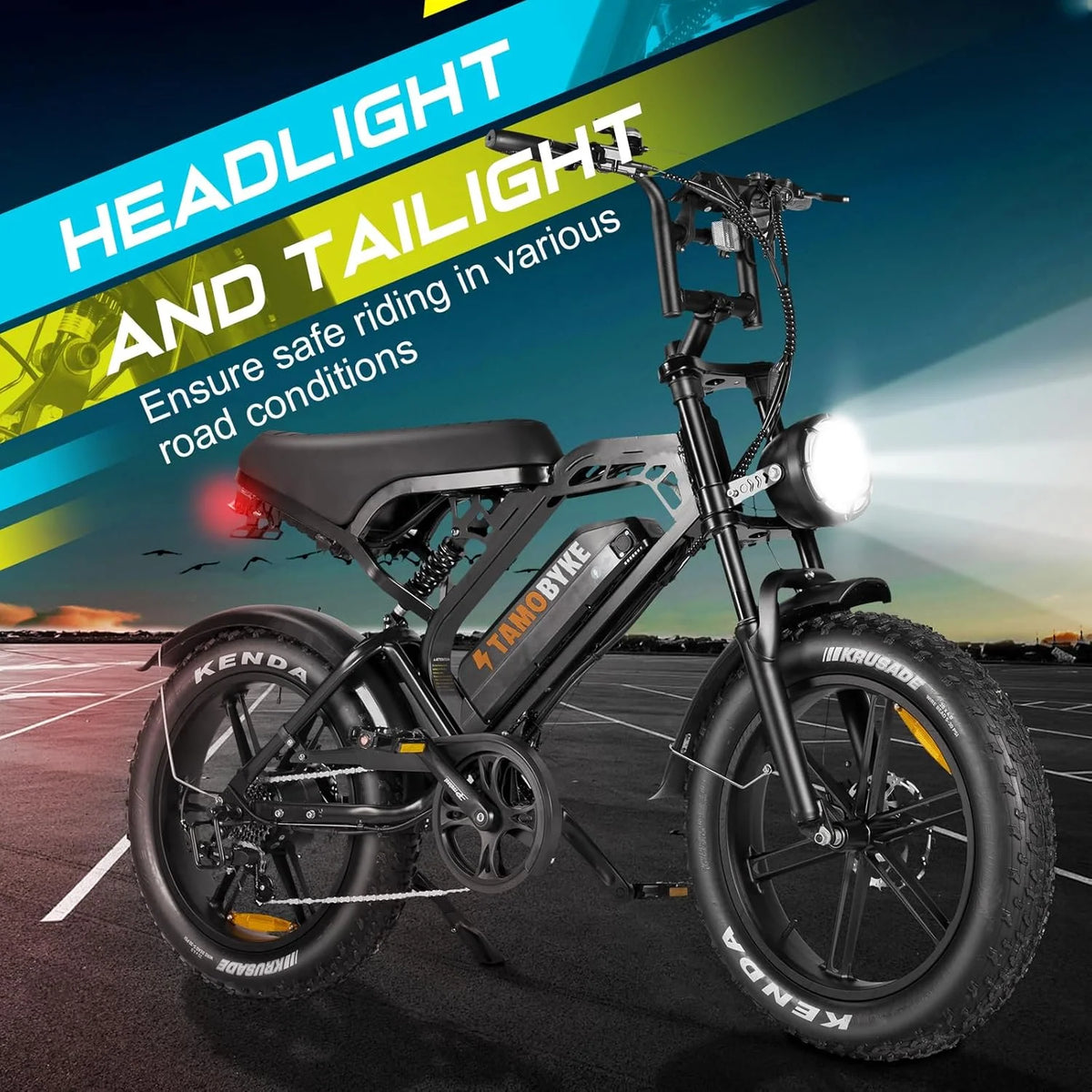 Tamobyke Electric Bike for Adults, Peak 1500W 28mph Mountain Ebike - Product image 8