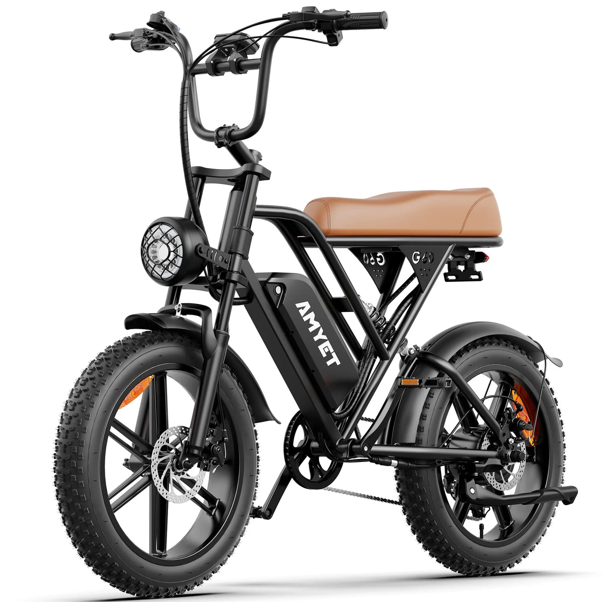 AMYET G60 Peak 1500W Electric Bike, 20" Fat Tire E - Mountain Bikes - Product image 21