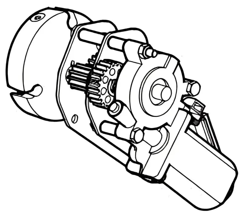 R001104BLK Carefree RV Awning Motor For Use With Eclipse Awnings