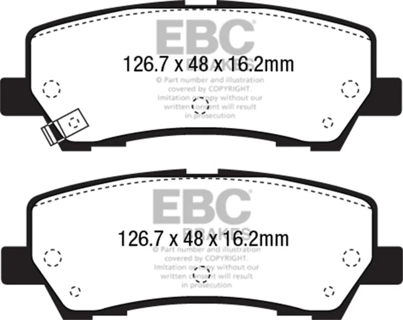 EBC - Rear Yellowstuff Pad PN DP43043R