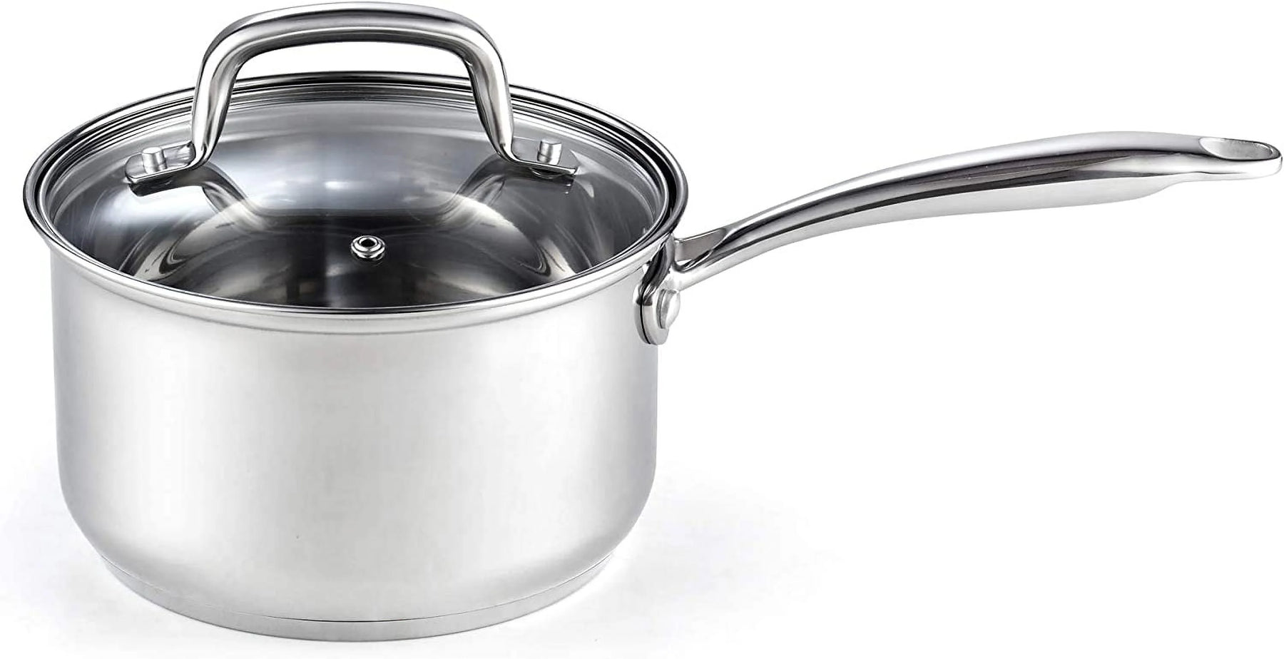 Cook N Home Pots and Pans Stainless Steel, 8 - Piece Induction Pot Kitchen Cookware Set, Silver, Oven Safe - Product image 6