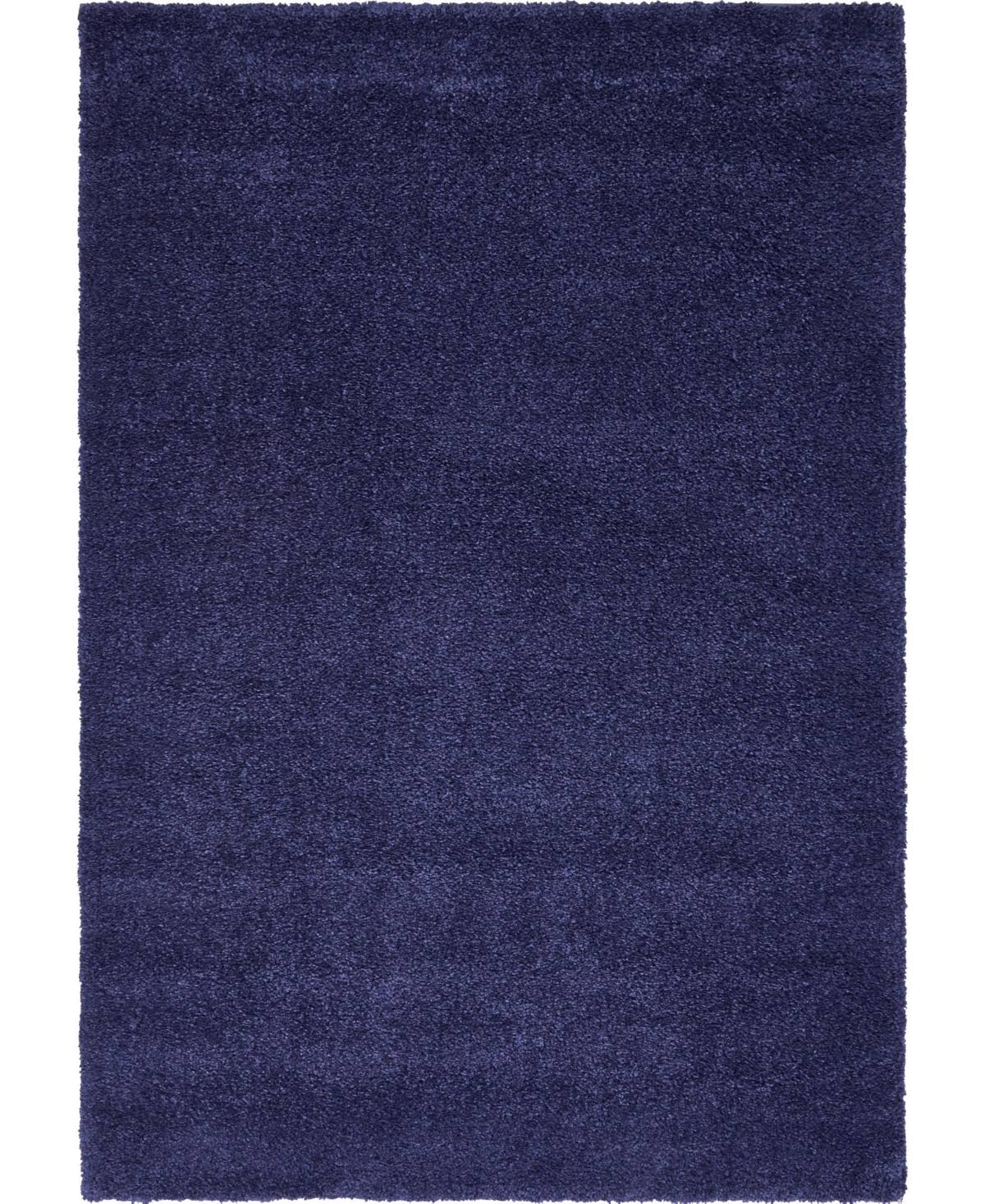 Unique Loom Solid Calabasas Solo Area Rug - 5' x 7'7" - Navy Blue - Product image 1