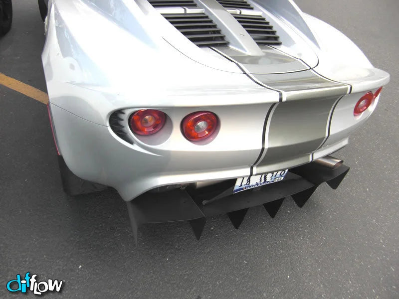 Difflow Rear Diffuser for Elise/Exige 5 Element Railer