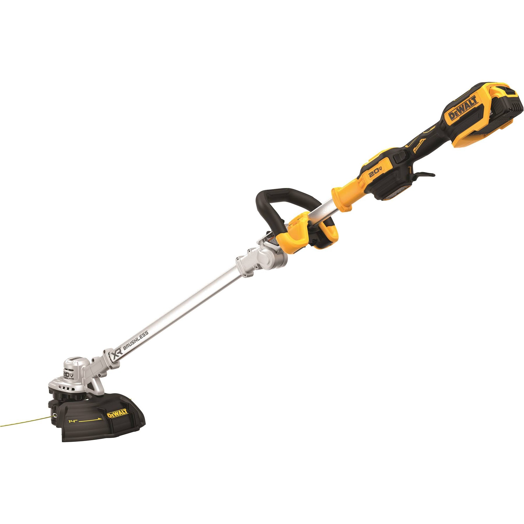 DeWalt 20v Max Lithium-Ion Brushless Cordless String Trimmer with (1) 5.0Ah Battery & Charger Included - Product image 1