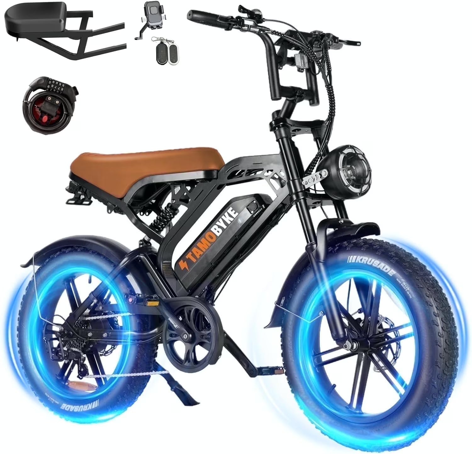 Tamobyke Electric Bike for Adults, Peak 1500W 28mph Mountain Ebike - Product image 3