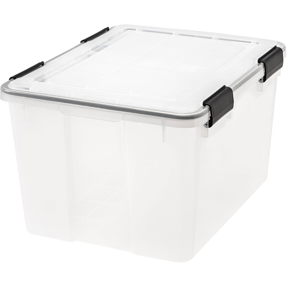 Iris USA Weathertight Storage Box, Clear, 46.6 quart - Product image 1