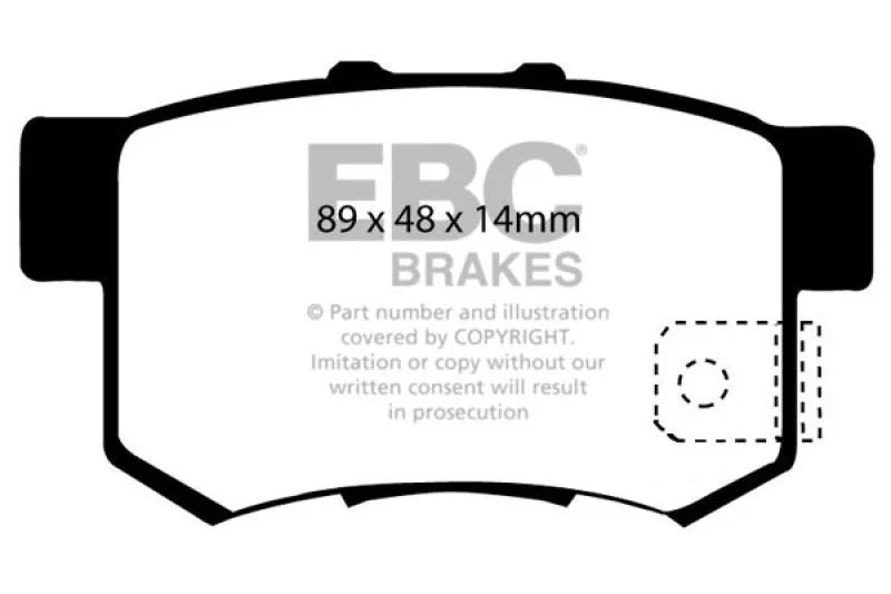 EBC - Rear Yellowstuff Pad PN DP41193R