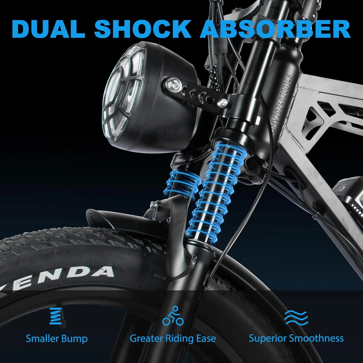 Tamobyke Electric Bike for Adults, Peak 1500W 28mph Mountain Ebike - Product image 11