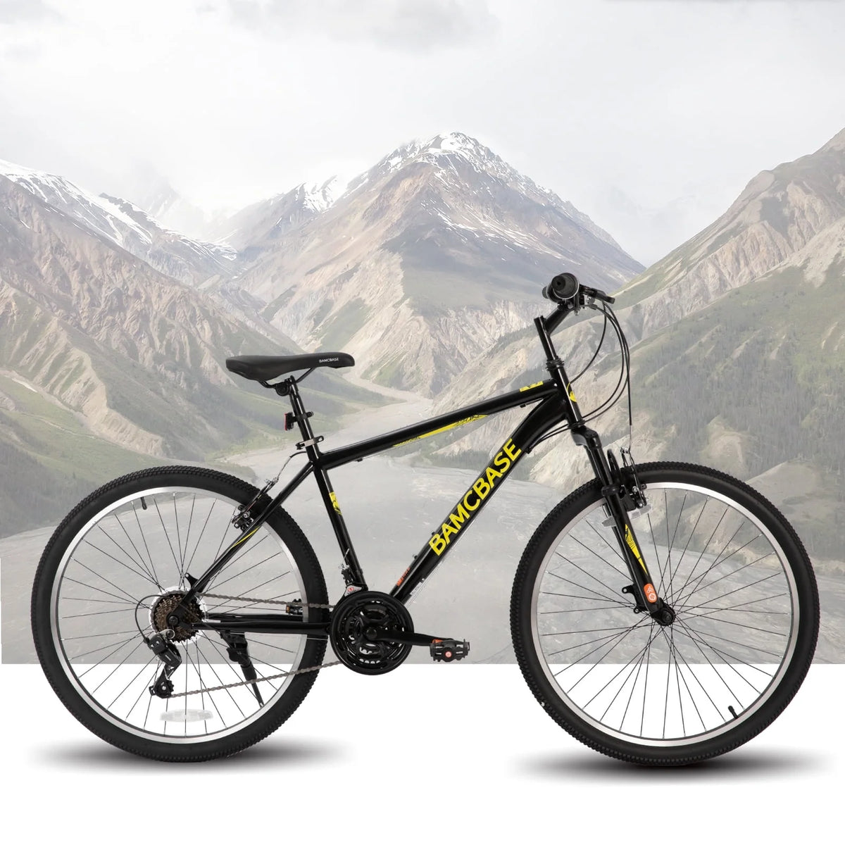 Hiland 26 27.5 29 in Mountain Bike, Mens Womens MTB with 21 Speeds, High - Tensile Steel Frame, V Brake - Product image 4