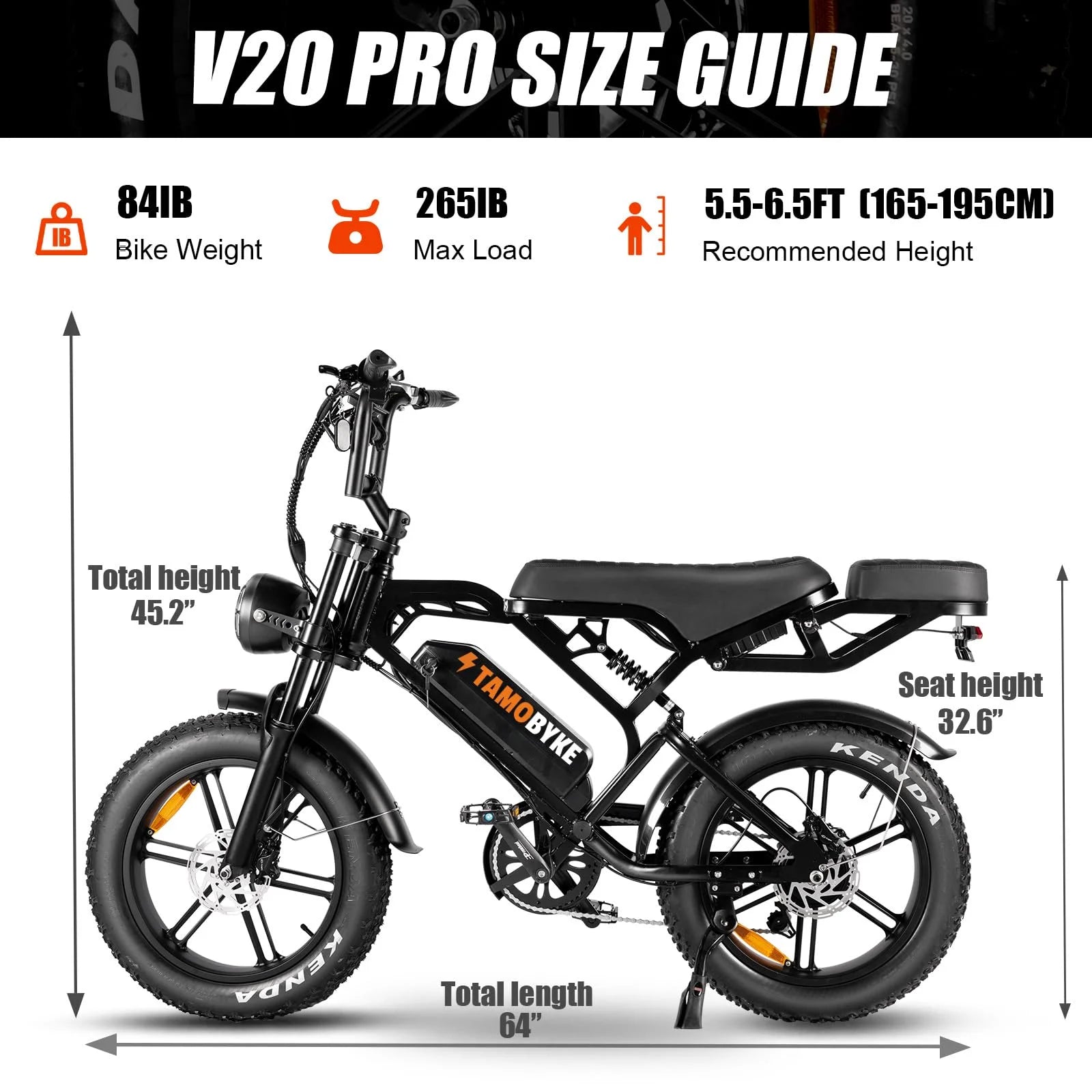 Tamobyke Electric Bike for Adults, Peak 1500W 28mph Mountain Ebike - Product image 15