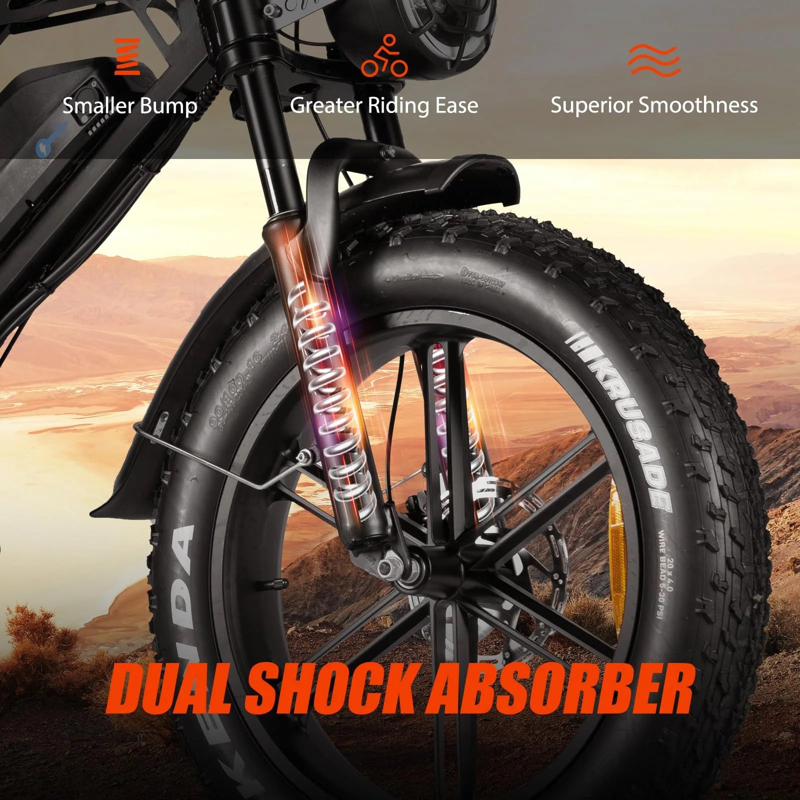 Tamobyke Electric Bike for Adults, Peak 1500W 28mph Mountain Ebike - Product image 14