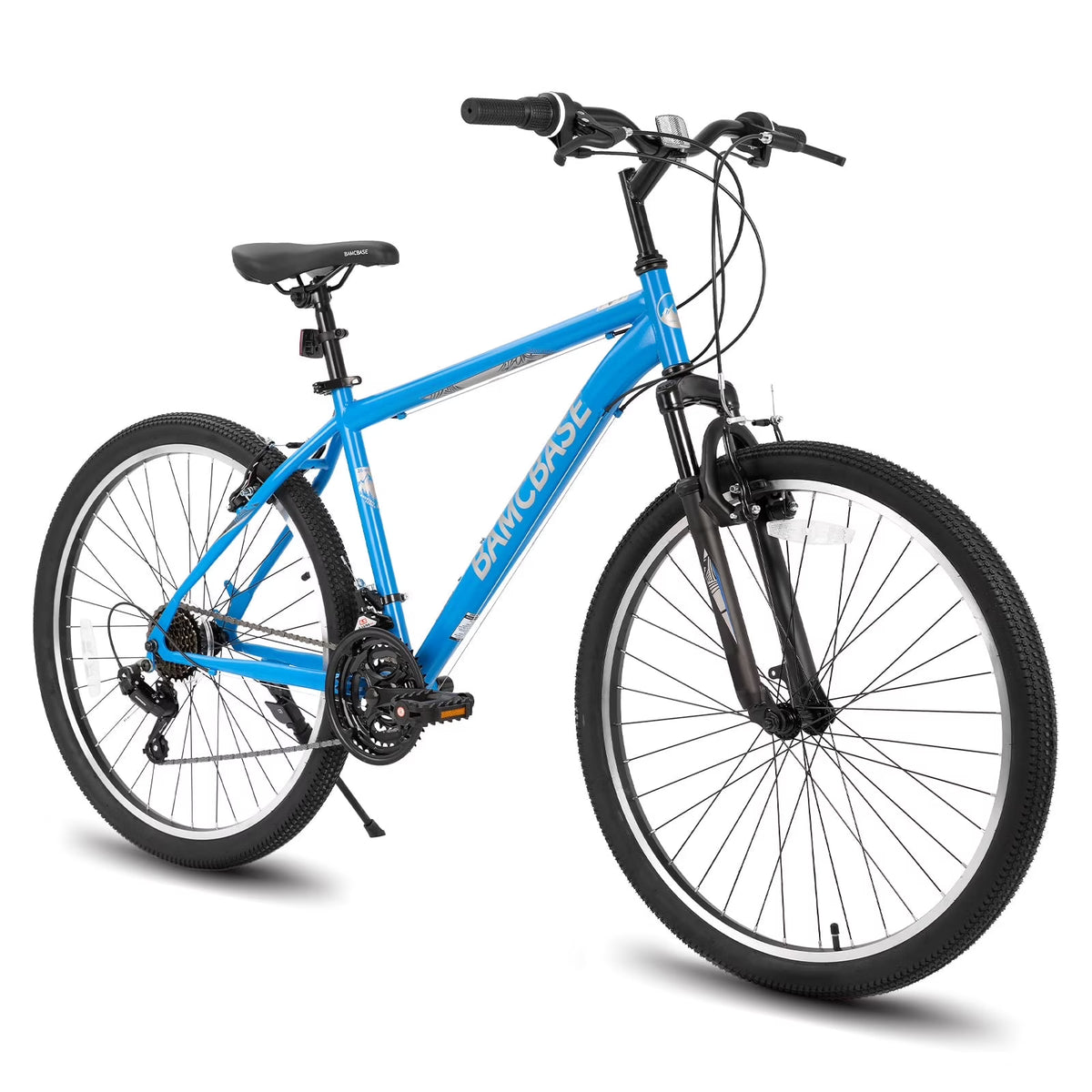 Hiland 26 27.5 29 in Mountain Bike, Mens Womens MTB with 21 Speeds, High - Tensile Steel Frame, V Brake - Product image 5