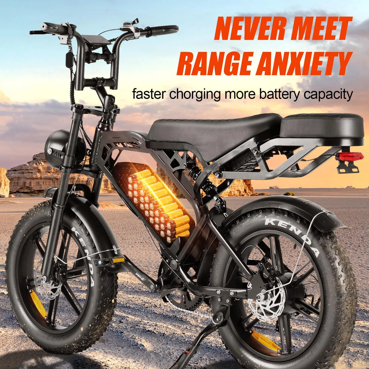 Tamobyke Electric Bike for Adults, Peak 1500W 28mph Mountain Ebike - Product image 16