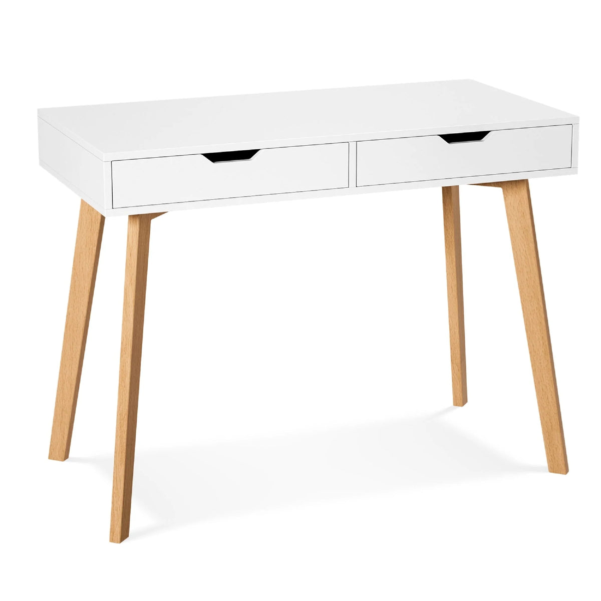 Homfa White Desk with Drawers, Study Work Desk Table for Home Office Writing - Product image 6