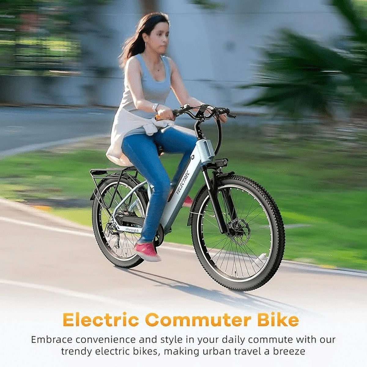Velectrec Electric Bike 750W Motor, 26" Fat Tire 48V 10.4ah Battery 35 - 50miles Ebike - Product image 5