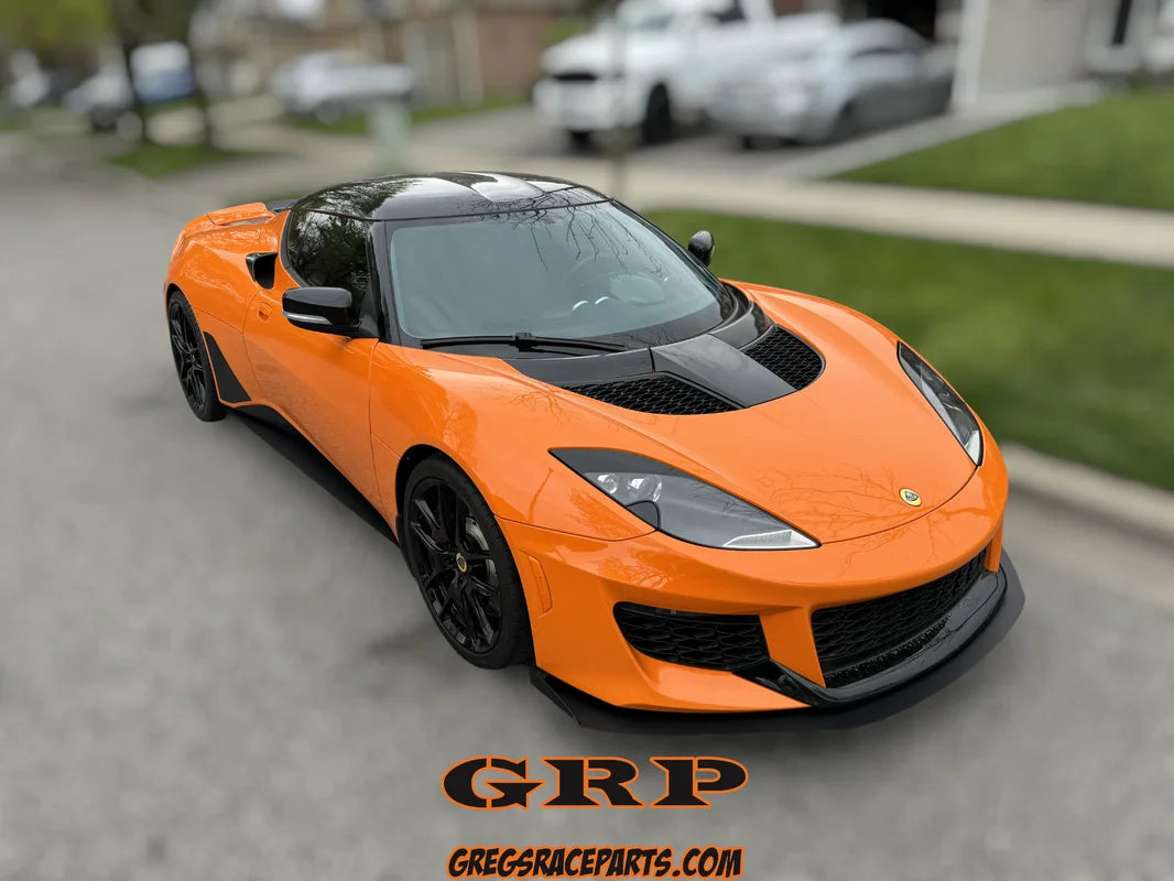 GRP Evora 400/GT Front Splitters. Carbon Fiber or Aluminum