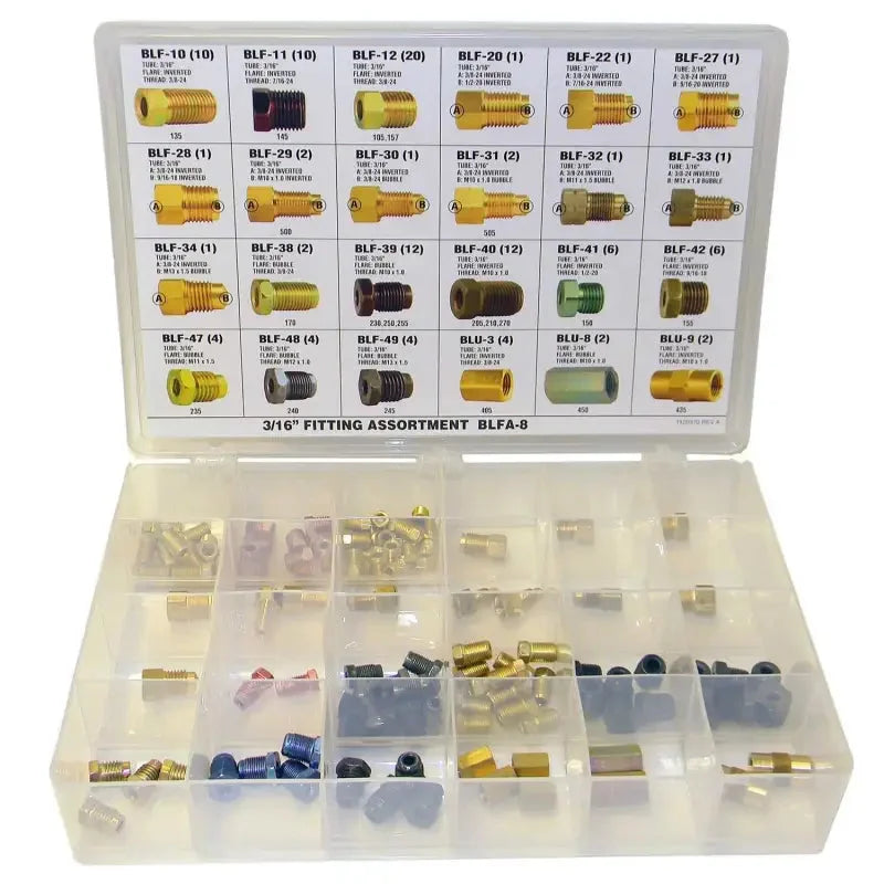 BLFA-8 AGS Tube End Fitting Nut Assortment