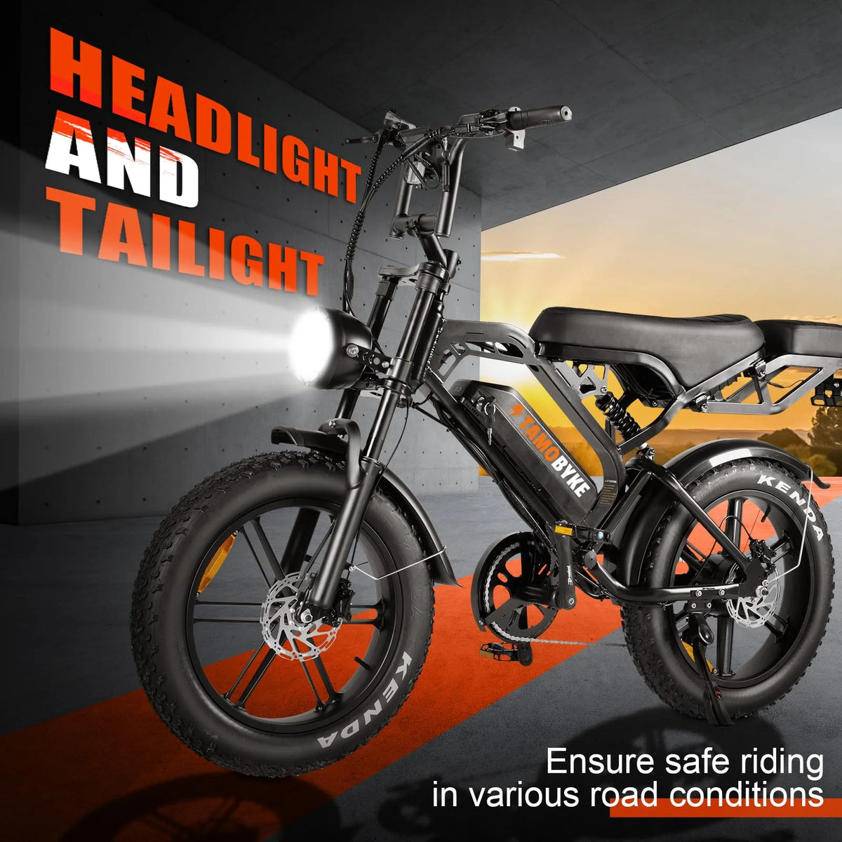 Tamobyke Electric Bike for Adults, Peak 1500W 28mph Mountain Ebike - Product image 18