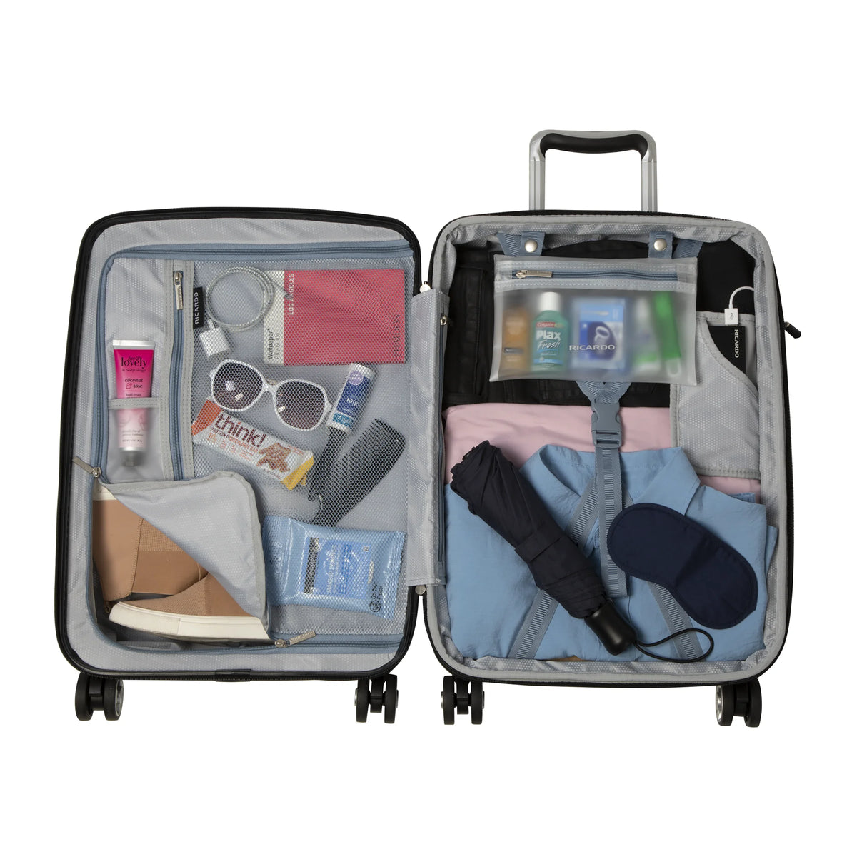 Ricardo Beverly Hills Kentfield Hardside 28" Expandable Checked Spinner Luggage, Silver Lilac - Product image 5