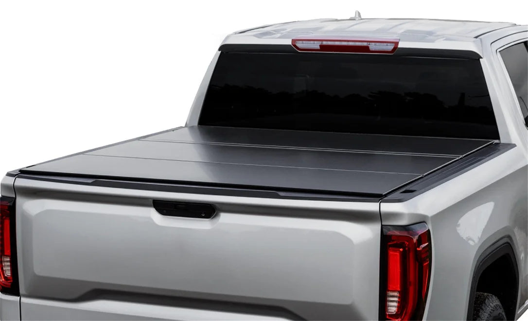 Access B1050109 - LOMAX Tri-Fold Cover 2022 Toyota Tundra 6Ft./6in. Bed w/ deck rail - Matte Black