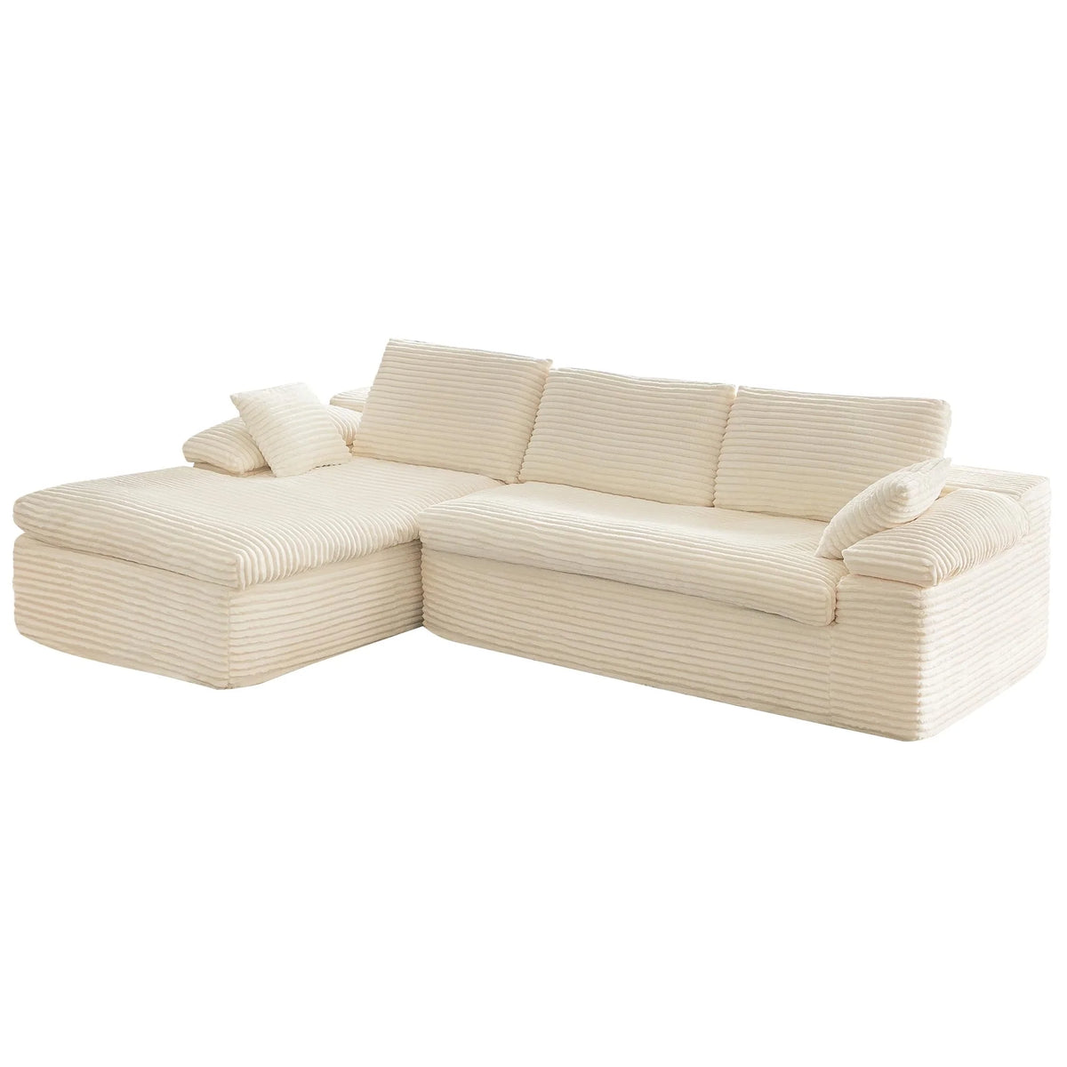 AECOJOY 110" L Shaped Modular Sectional Sofa for Living Room, Cloud Boneless Couch - Product image 12