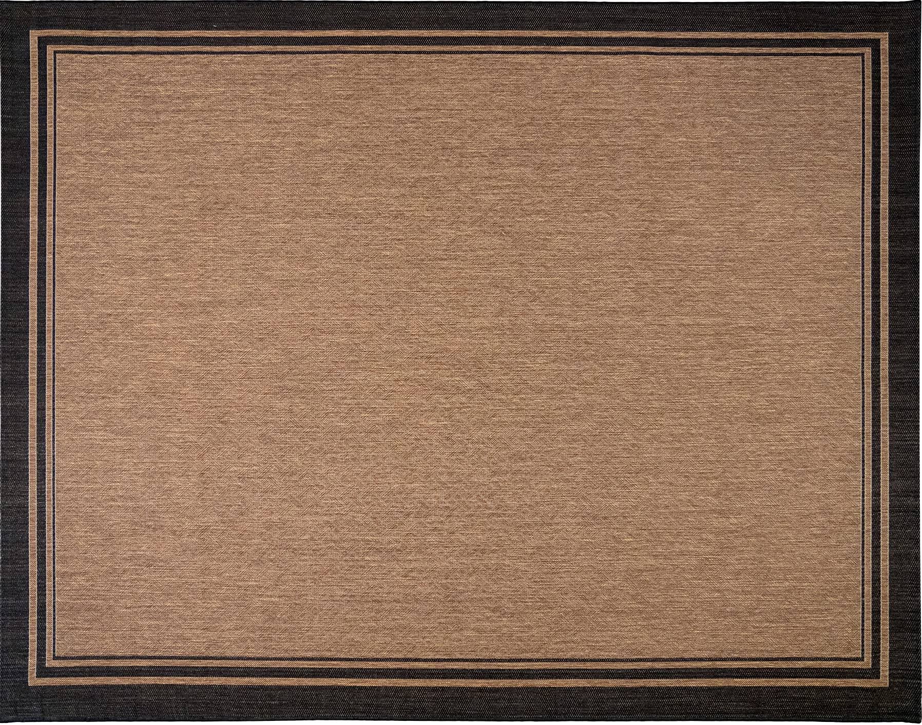 Gertmenian 21358 Nautical Tropical Carpet Outdoor Patio Rug, 5x7 Standard, Border Black - Product image 1