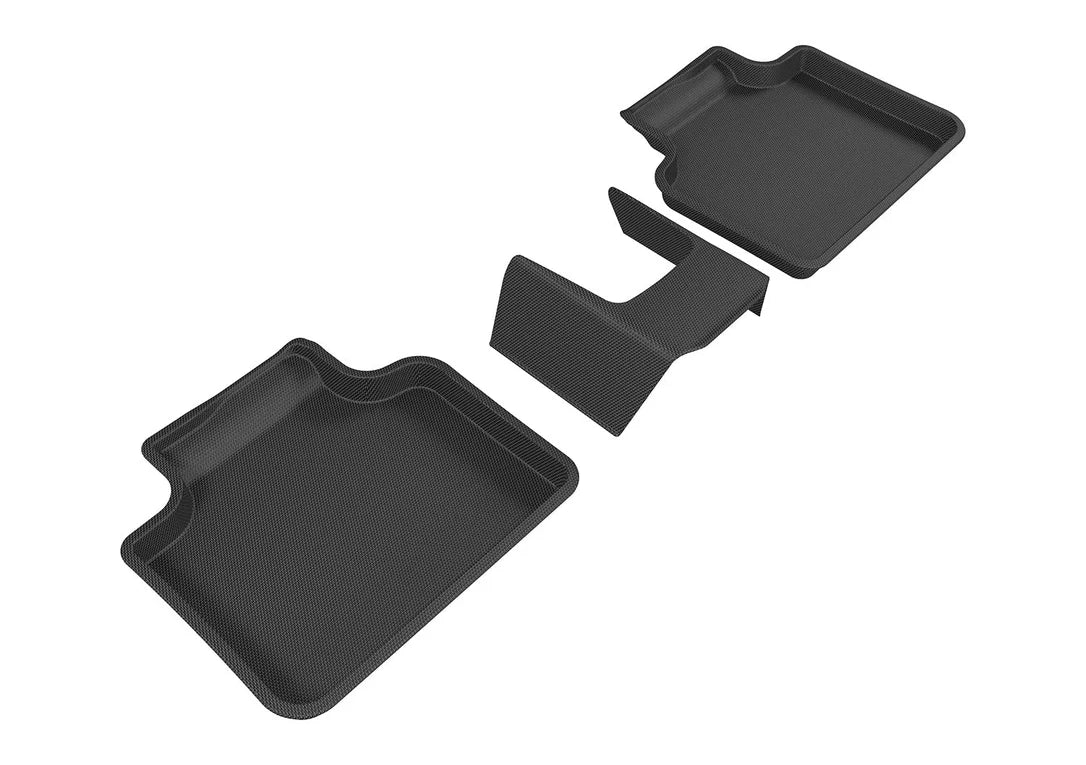 3D MAXpider L1BM07321509 - 2016-2020 BMW X1/X2 F48/F39 Kagu 2nd Row Floormats - Black