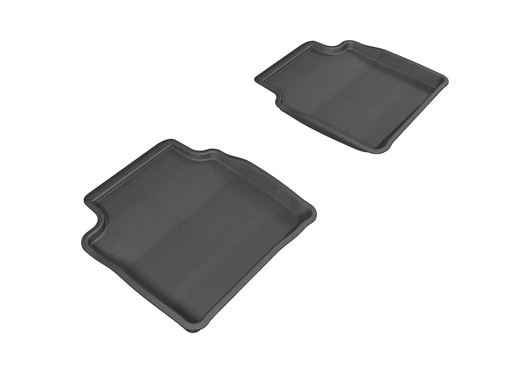 3D MAXpider L1CH04821509 - 2008-2012 Chevrolet Malibu Kagu 2nd Row Floormats - Black